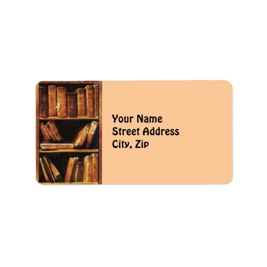 Étiquette Livres (Devant)