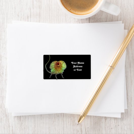 Étiquette Lizard hurle (En situation)