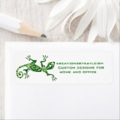 Étiquette Lizard Tattoo (En situation)