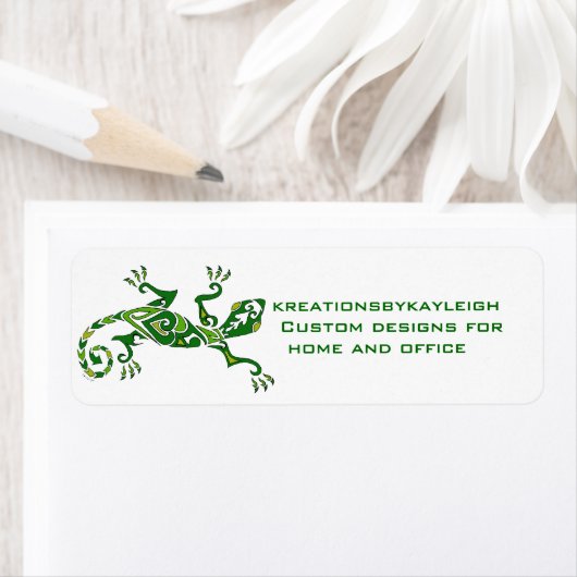 Étiquette Lizard Tattoo (En situation)