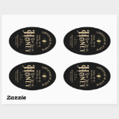 Étiquette local cru avec abeilles en noir (Feuille)