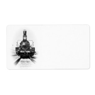 Étiquette Locomotive à vapeur