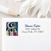 Étiquette L'oeuvre d'art de la lune qui bénit les femmes (En situation)