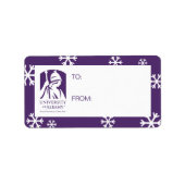 Étiquette Logo de l'Université d'Albany (Devant)