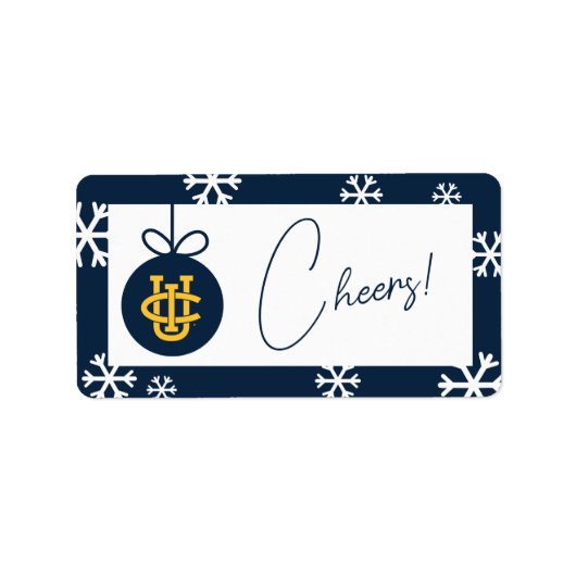 Étiquette Logo de l'Université de Californie, Irvine (Devant)