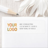 Étiquette LOGO de marque professionnelle personnal (En situation)