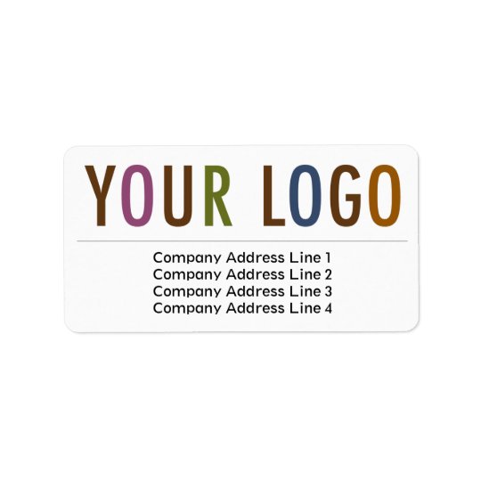 Étiquette Logo de retour de coutume d'étiquettes de adresse