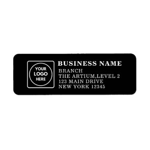 Étiquette Logo de société personnalisé simple Entreprise pro