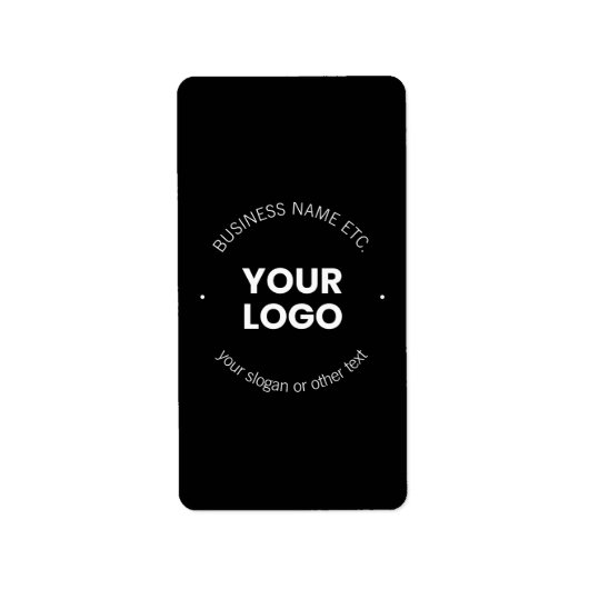 Étiquette Logo de votre entreprise et texte modifiable | Noi (Devant)