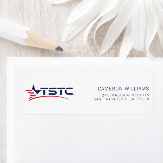 Étiquette Logo du Texas State Technical College (En situation)
