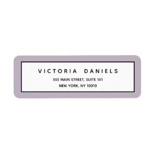 Étiquette Logo féminin Lavande Professionnel minimal
