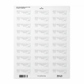 Étiquette Logo florissant de dentition dentaire (Feuille entière)