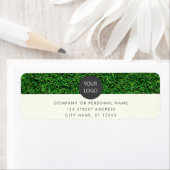 Étiquette Logo personnalisé | Entrepôt de pelouse profession (En situation)