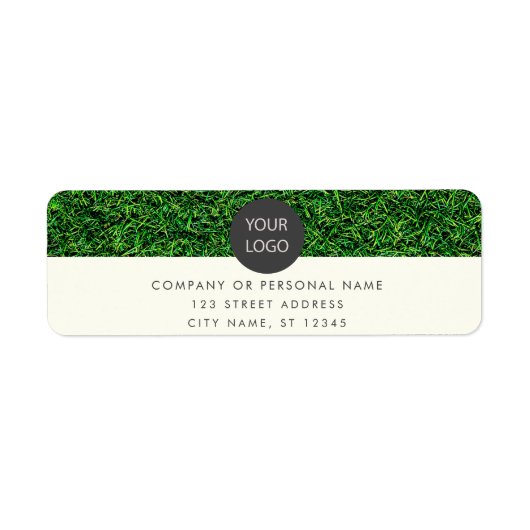 Étiquette Logo personnalisé | Entrepôt de pelouse profession (Devant)