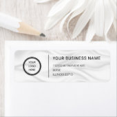 Étiquette Logo Professional Business Return Address Label (En situation)