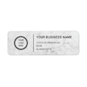 Étiquette Logo Professional Business Return Address Label (Devant)
