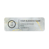 Étiquette Logo Professional Business Return Address Label (Devant)