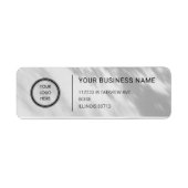 Étiquette Logo Professional Business Return Address Label (Devant)