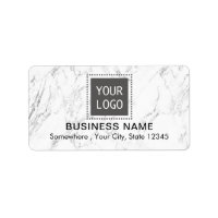 Logo sur mesure Entreprise Marbre blanc moderne