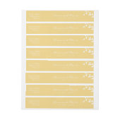 Étiquette long feuille d'or (Feuille)