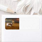 Étiquette Longhorn (En situation)