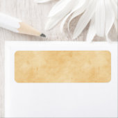 Étiquette Look Old Parchment Background (En situation)
