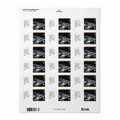 Étiquette Lotus Hearts (Feuille entière)