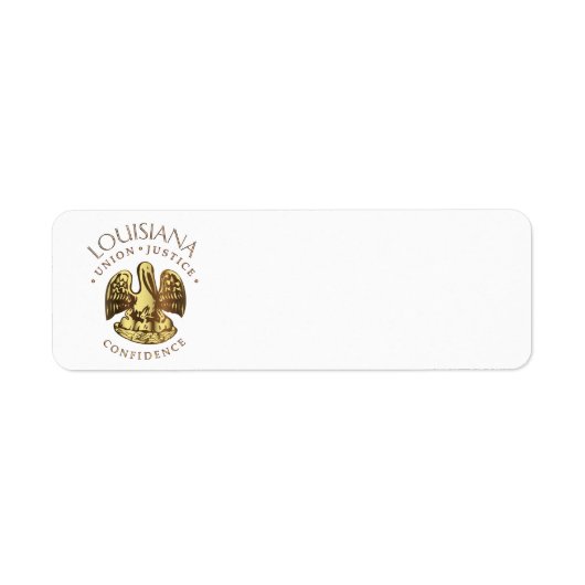 Étiquette Louisiane (Devant)