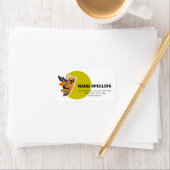 Étiquette Loup de Lune, Halloween (En situation)