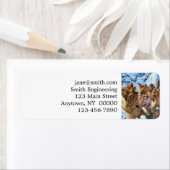 Étiquette Loups rouges (En situation)