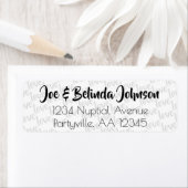 Étiquette Love Modern Script Typographie (En situation)
