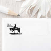 Étiquette Love My American Quarter Horse (En situation)