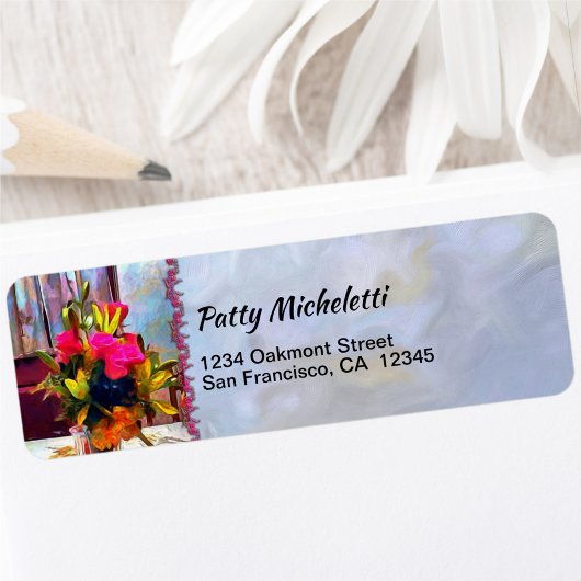 Étiquette Love's Flowers PM0001 Adresse