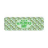Étiquette Lucky Gnome St. Patrick’s Day Custom Cigar Wraps (Devant)