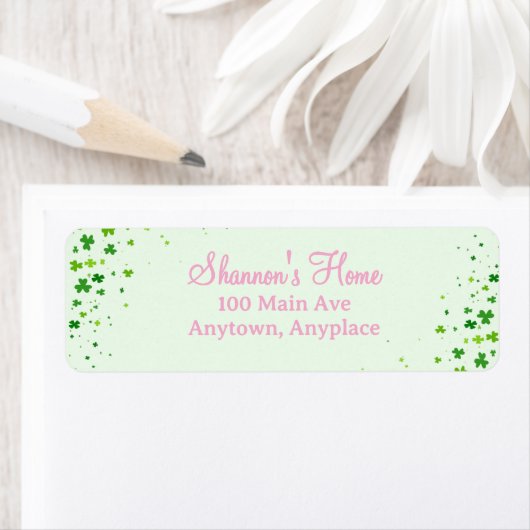 Étiquette Lucky One First 1st Birthday Party (En situation)