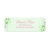 Étiquette Lucky One First 1st Birthday Party (Devant)