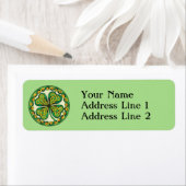 Étiquette Lucky Shamrock (En situation)