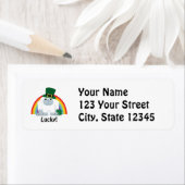 Étiquette Lucky Yeti Leprechaun (En situation)