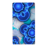 Étiquette Lumière bleue (Devant)