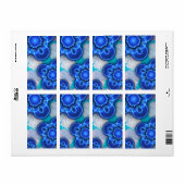 Étiquette Lumière bleue (Feuille entière)