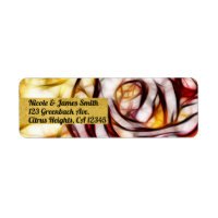 Lumière jaune abstraite Rose artistique florale