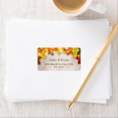 Étiquette Lumières à cordes Feuilles de l'érable d'automne r (En situation)