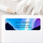 Étiquette Lumières du Nord (En situation)