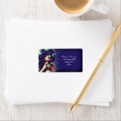 Étiquette Lune Lumineuse Imaginaire Fée Art (En situation)