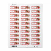 Étiquette LUV U 2 Pièces Adresse de retour (Feuille entière)