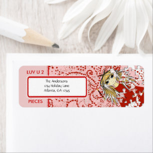 Étiquette LUV U 2 Pièces Adresse de retour