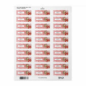 Étiquette LUV U 2 Pièces Adresse de retour (Feuille entière)