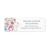 Étiquette Luxurious Spring Garden Return Address Label (Devant)