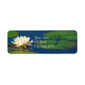 Étiquette Lys d'eau de sérénité (Devant)