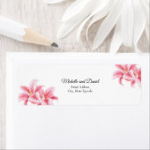 Étiquette Lys Stargazer Rose (En situation)